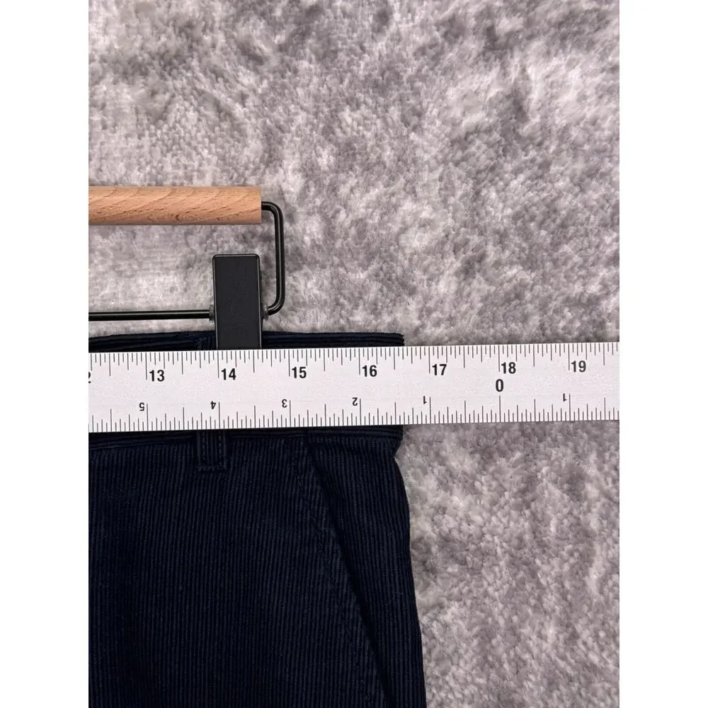 A.P.C. Pants 40 x 31 Mens Blue Corduroy Straight Leg Relaxed Fit Trouser